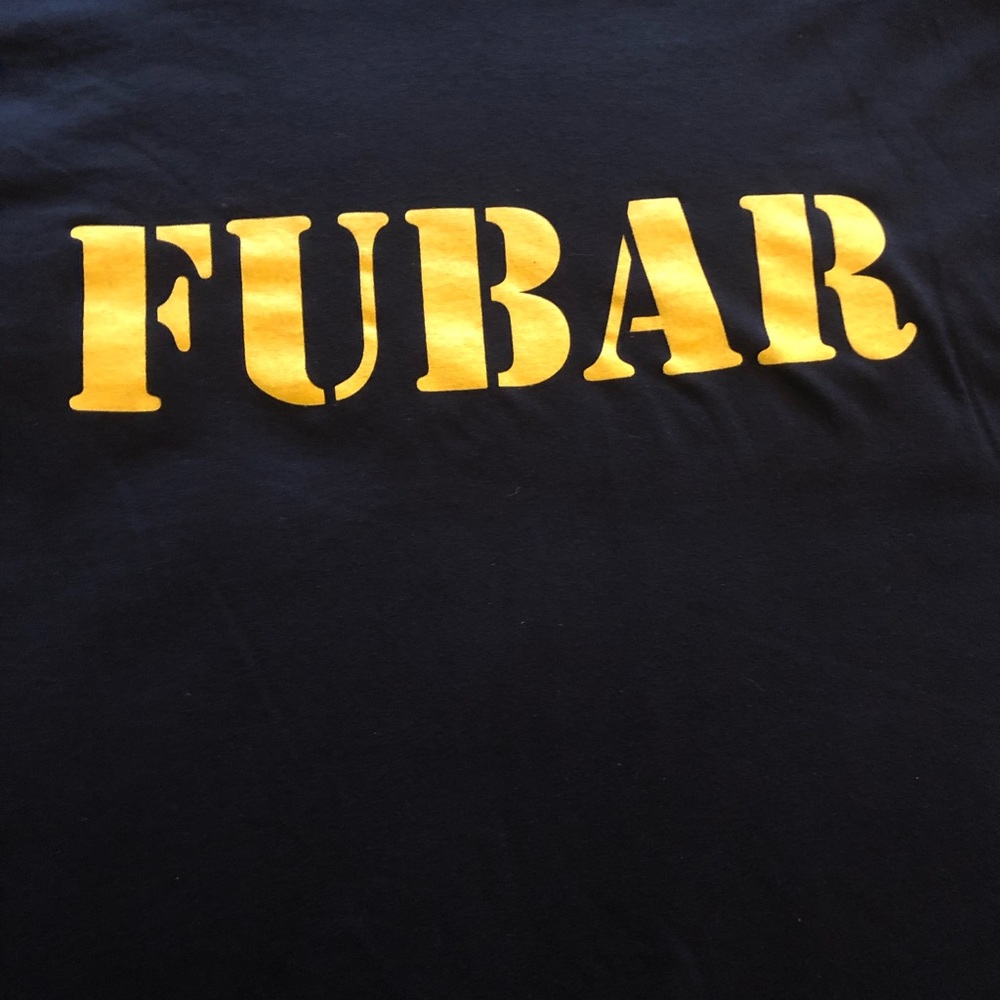 Black FUBAR t-shirt